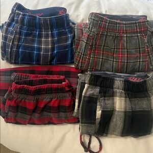 Men’s Eddie Bauer Flannel Lounge Pajama Pants - set of 4